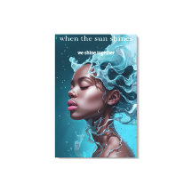 Quando o sol brilha Canvas Imprimir