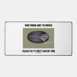 Quando o Universo pensa que está escuro lá fora