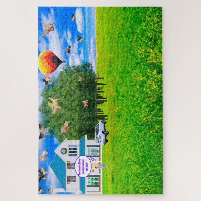 Quando os porcos voam Quebra-cabeça (Vertical)