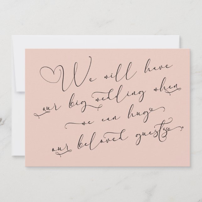 Quando Pudermos Abraçar O Cartão Esmagador De Casa (Frente)