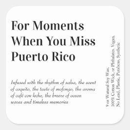 Quando Você Perde A Etiqueta Da Vela De Porto Rico