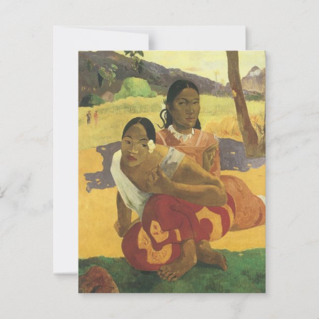 Quando você vai se Casado de Paul Gauguin, Arte Vi (Frente)