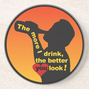 Quanto mais eu bebo porta copos