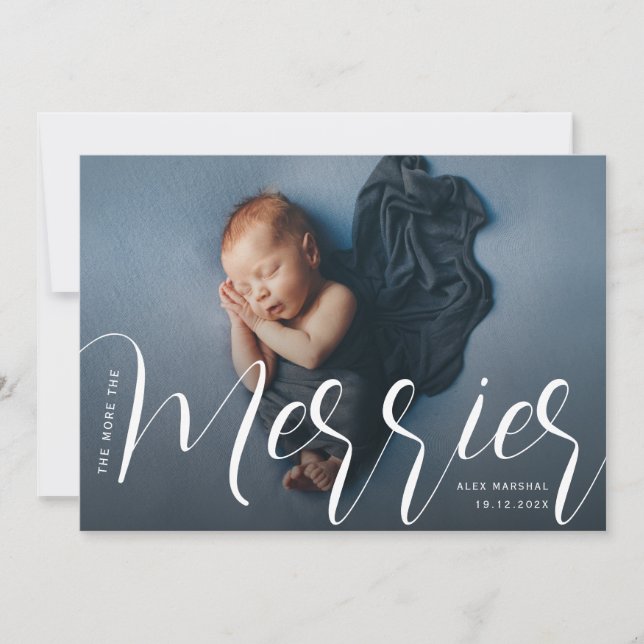 Quanto mais o anúncio de nascimento (Frente)