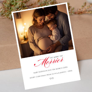 Quanto Mais O Anúncio Do Bebê Vermelho Merrier