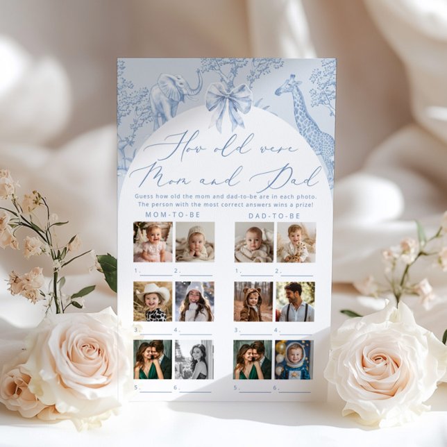 Quantos anos a mãe e o pai jogavam Chá de fraldas  (Criador carregado)