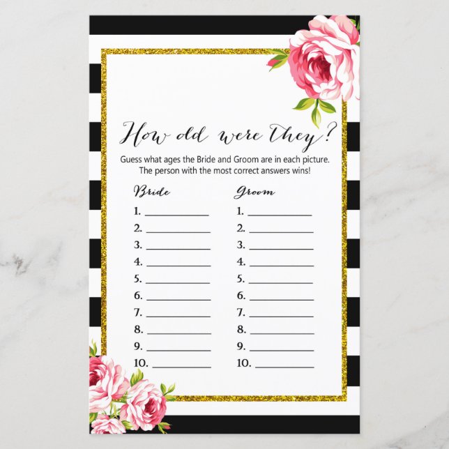 Quantos Anos Eles Tinham - Jogo De Chá de panela (Frente)