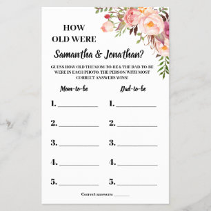 Quantos anos eles tinham o cartão de jogo rosa bi