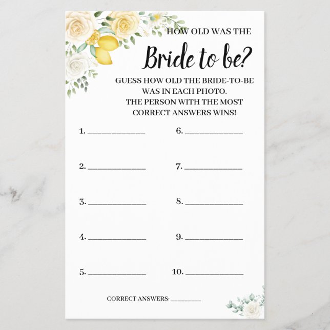 Quantos anos tinha o Cartão de Jogo para Chás e Li (Frente)