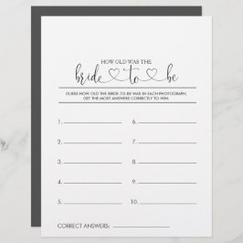 Quantos anos tinha o jogo de Chá de panela da Noiv