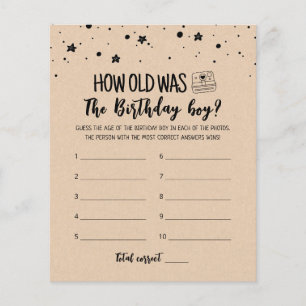 Quantos anos tinha o jogo de Festa de aniversário