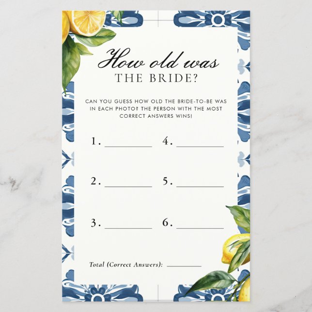 Quantos anos tinha o jogo do Chá de panela Positan (Frente)