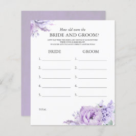 Quantos Anos Tinham O BRIDE E O GROOM - Floral Rox