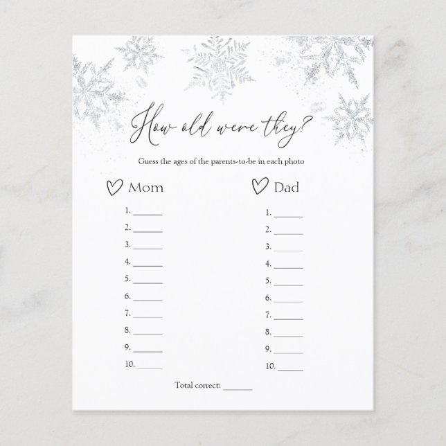 Quantos Anos Tinham O Jogo De Chá de fraldas De Fl (Frente)