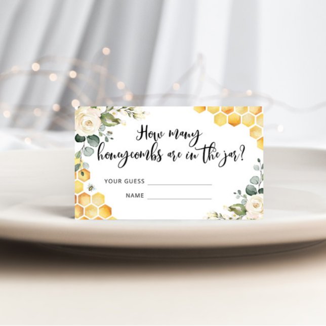 Quantos cartões de chá de fraldas de mel? (Criador carregado)