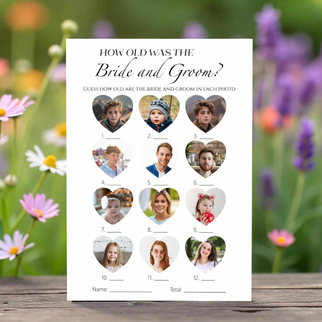 Quão Velha É A Noiva E O Cartão De Jogo De Chá de  (Criador carregado)