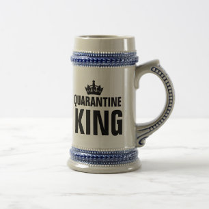 QUARENTENA KING BEER CANECAS DE CERVEJA PARA ELE