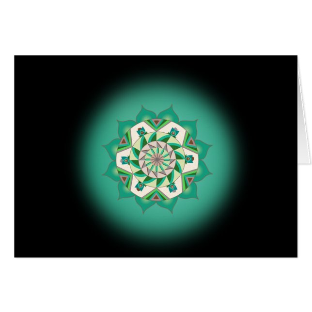 Quarta etapa ao cartão da alma com quarta mantra (Frente Horizontal)