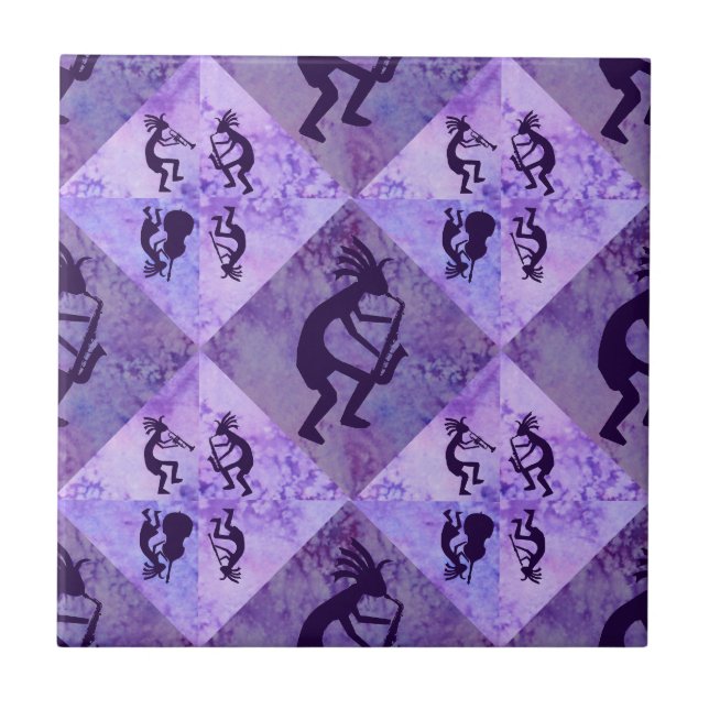 Quarteto do jazz de Kokopelli que caracteriza o (Frente)