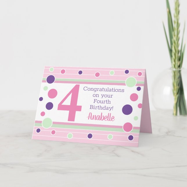 Quarto Cartão de Aniversário Personalizado! (Frente)