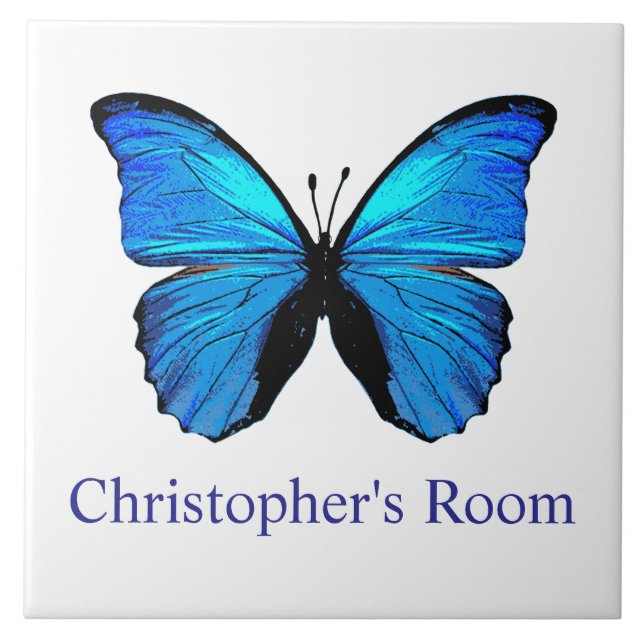 Quarto de Crianças Borboleta Azul (Frente)