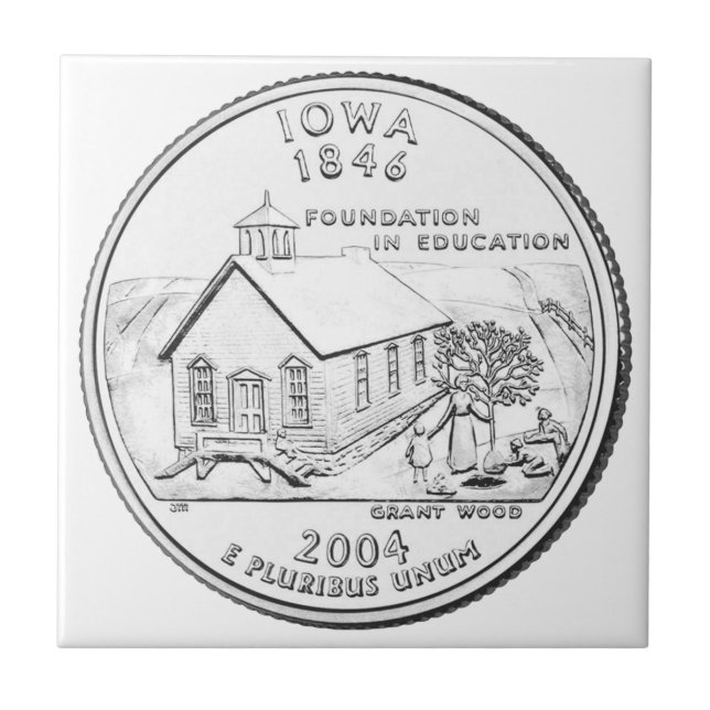 Quarto de Dólar de Iowa (Frente)