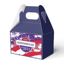 Quarto de julho Favorece Caixas de Um Caminho Grit