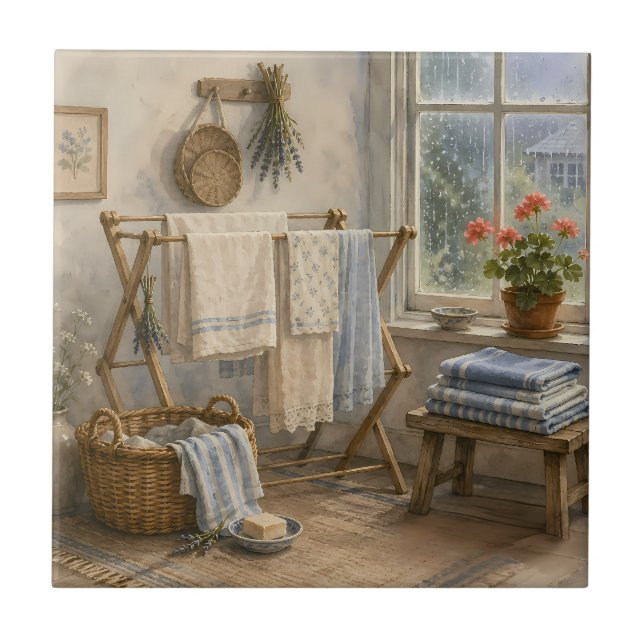 Quarto de Lavagem da Cabana do Dia Chuvoso (Frente)