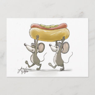 Quarto de Picnic/BBQ do Mic & do Mac de convites