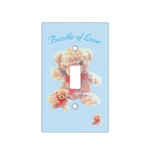Quarto de Urso Teddy Azul Claro Vintage