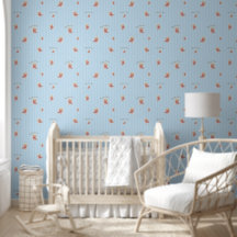 Quarto de Urso Teddy Azul Claro Vintage