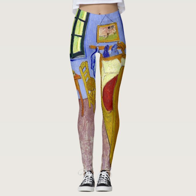 Quarto de Van Gogh em Arles Leggings (Frente)