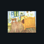 Quarto de Van Gogh na Canvas de Arles<br><div class="desc">Incomum para Van Gogh é o delicado manejo do Pont d'Asnières de seu período parisiense, em que a cena mal é descrita, sugerido apenas com a ponta da escova, "escrita" como ela era, bem à maneira japonesa. Mas havia, com certeza, mais do que isso. Em impressões japoneses certamente viu o...</div>