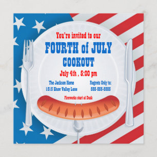 Quarto do convite do Cookout de julho