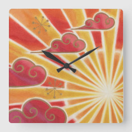 Quarto do relógio sunset