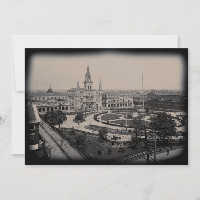 Quarto Francês Velho Jackson Square New Orleans (Frente)