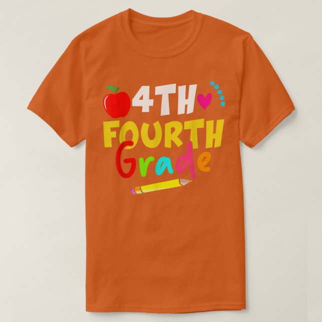 Quarto Grau De Volta À Camisa De Professores (Frente do Design)