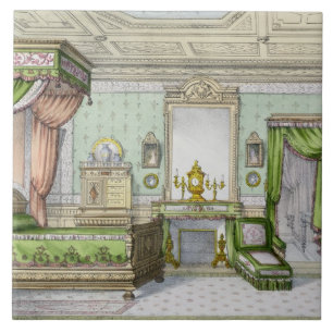 Quarto no estilo do renascimento (litho da cor)