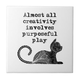 Quase toda criatividade envolve uma brincadeira pr