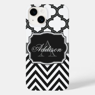 Quatrefoil Chevron Monograma