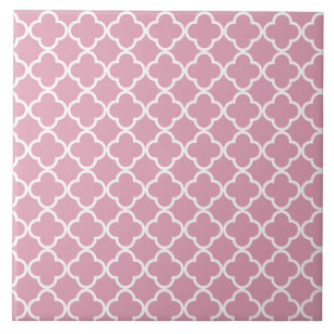 Quatrefol branco rosa