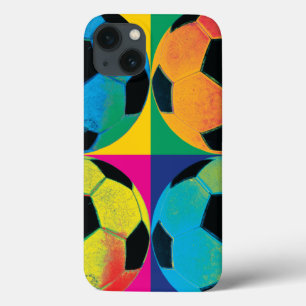 Quatro Bolas de Futebol em Cores Diferentes