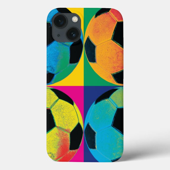 Quatro Bolas de Futebol em Cores Diferentes (Verso)