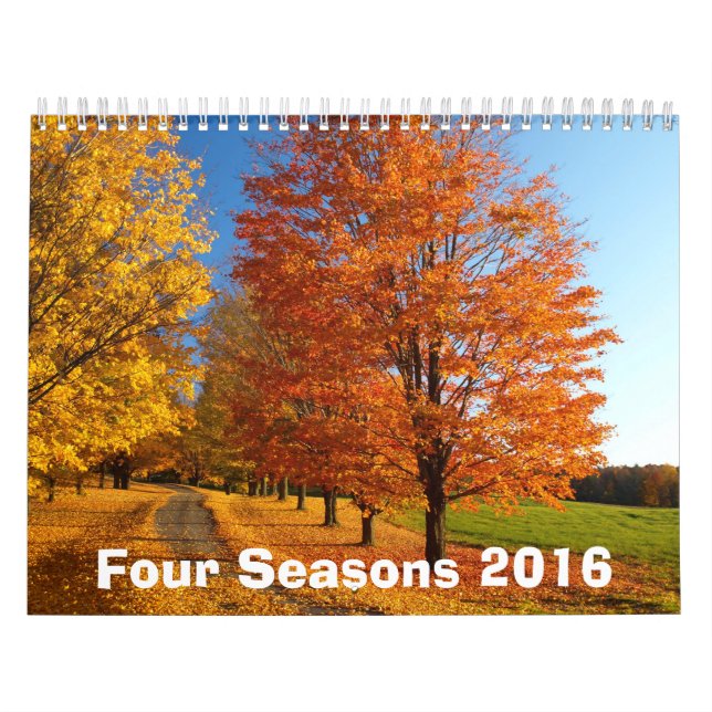 Quatro calendário das estações 2016 (Capa)