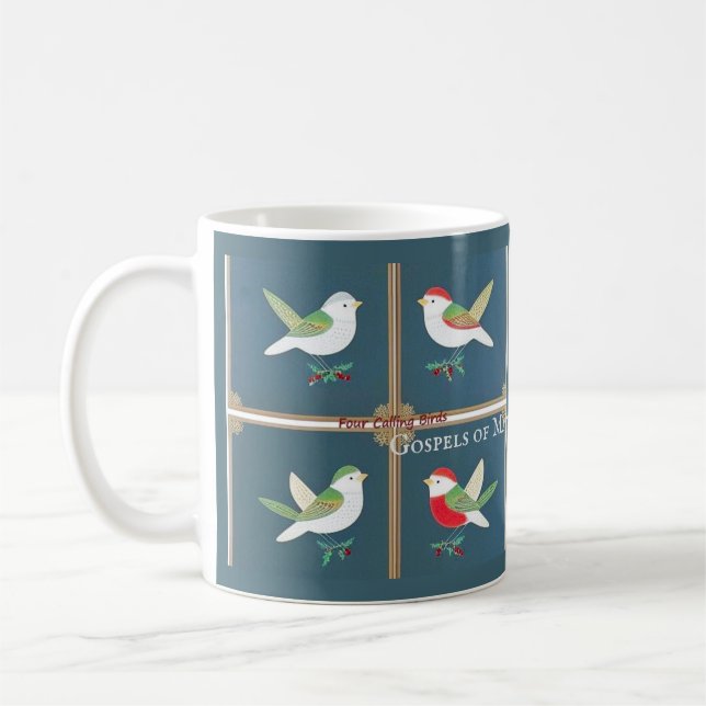 Quatro Calling Birds, 4º Dia da Caneca de Natal (Esquerda)