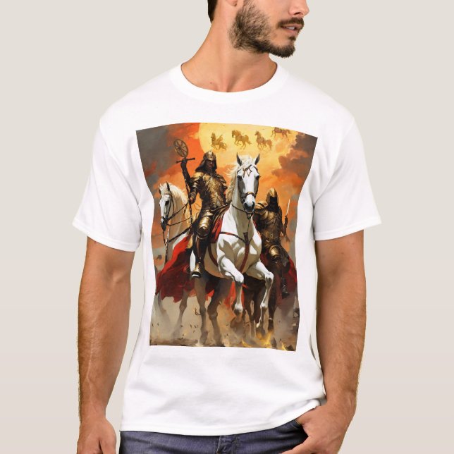 Quatro Camisetas de Apocalypse Cavalos (Frente)