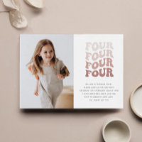 Quatro Convite de Fotografia de Paisagem de Blush 