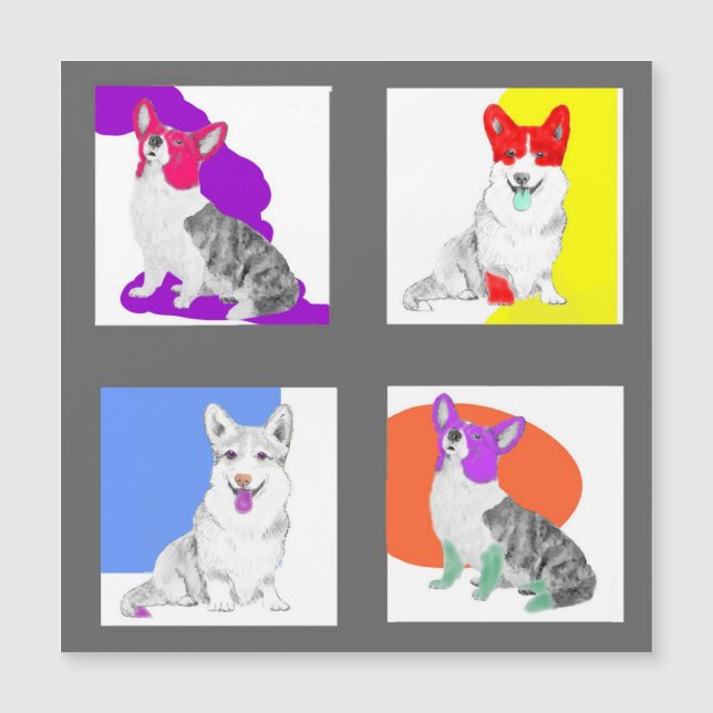 Quatro Corgis (Frente)