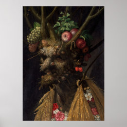 Quatro Estações - Giuseppe Arcimboldo Poster de Be