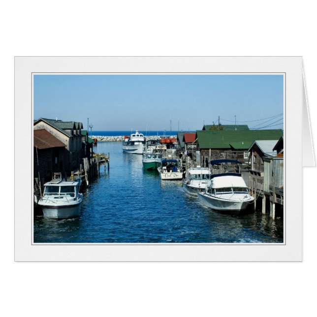 quatro estações no cartão Michigan 04 (Frente horizontal)